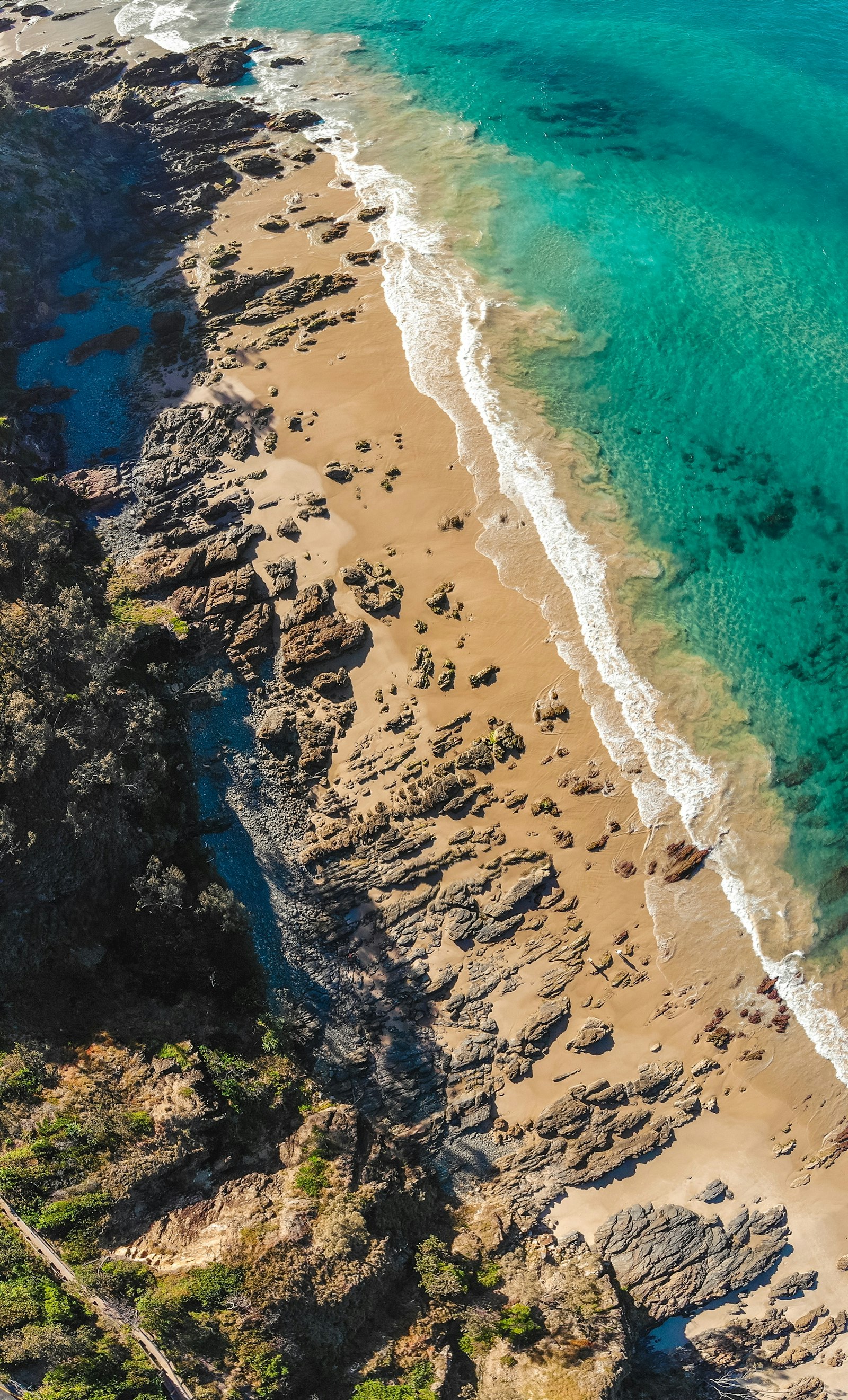 Coastline from the air, New South Wales